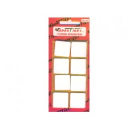 FELTRINI 25X25MM BIANCO 8PZ