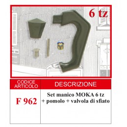 SET RICAMBIO MOKA 6 TAZZE