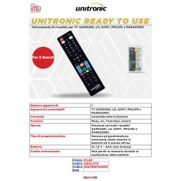 TELECOMANDO UNITRONIC READY 5