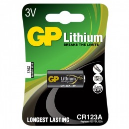 BATTERIA GP CR123A LITHIUM