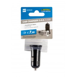 CAR CHARGER 2 USB NERO