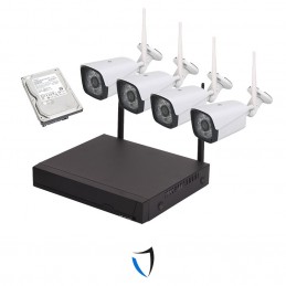 NVR WIRELESS 8 CANALI + 4...