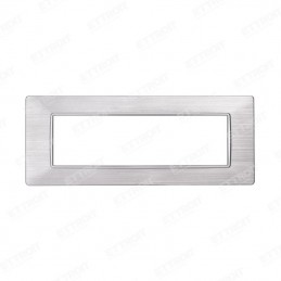 PLACCA 7P SILVER SATINATO